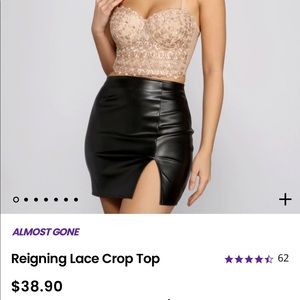 Crop gem top